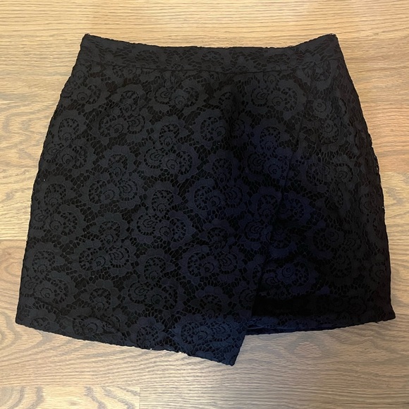 NWOT Madewell lace black mini skirt size 10 - Picture 3 of 10